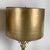 Mid 20th Century Pair of Neoclassical Brass Column Table Lamps in the Charles X Style With Candelabra Arms For Sale - Image 9 of 12