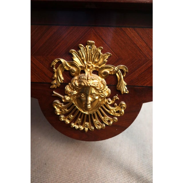 Large Louis XV Style Desk, 1890s For Sale - Image 5 of 16