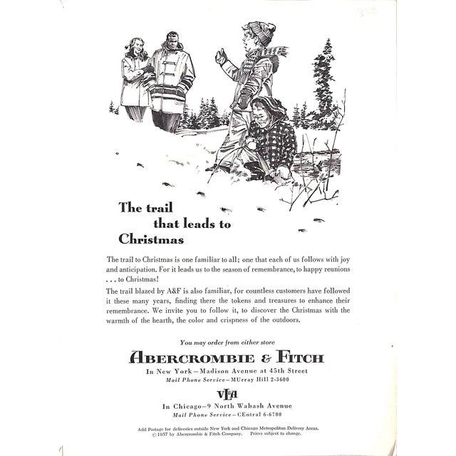 1950s Abercrombie & Fitch Christmas Trail 1957 Catalog For Sale - Image 5 of 13