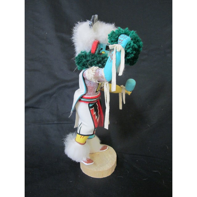 Hopi Native American Early Morning Singer Kachina Doll Statue Signed Sherman For Sale In Portland, OR - Image 6 of 7