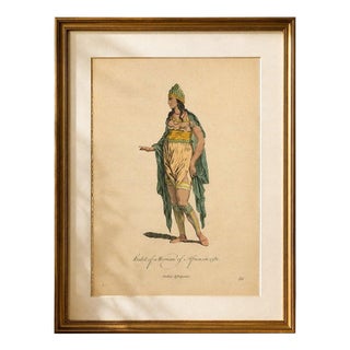 European School Artist, Habit of a Woman of Africa in 1581, 1749, Engraving For Sale