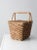 Late 20th Century Vintage Sisal Picnic Basket For Sale - Image 5 of 13