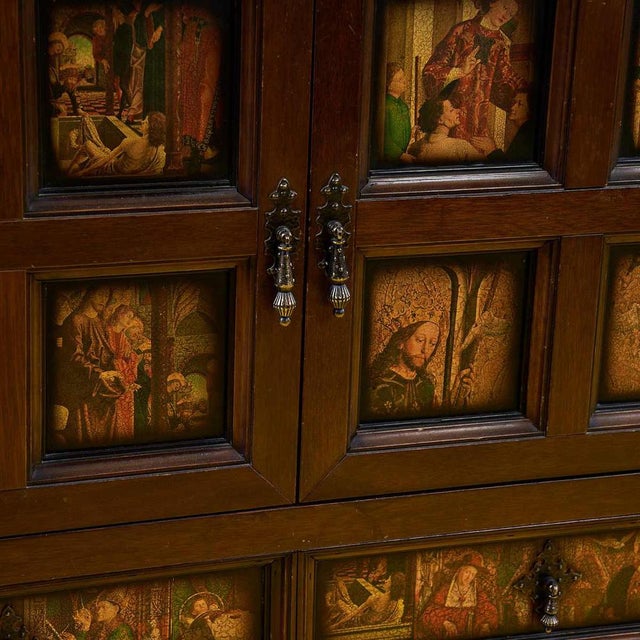 Discover this charming, one-of-a-kind piece of furniture, adorned with artistic panels that tell captivating stories. Its...