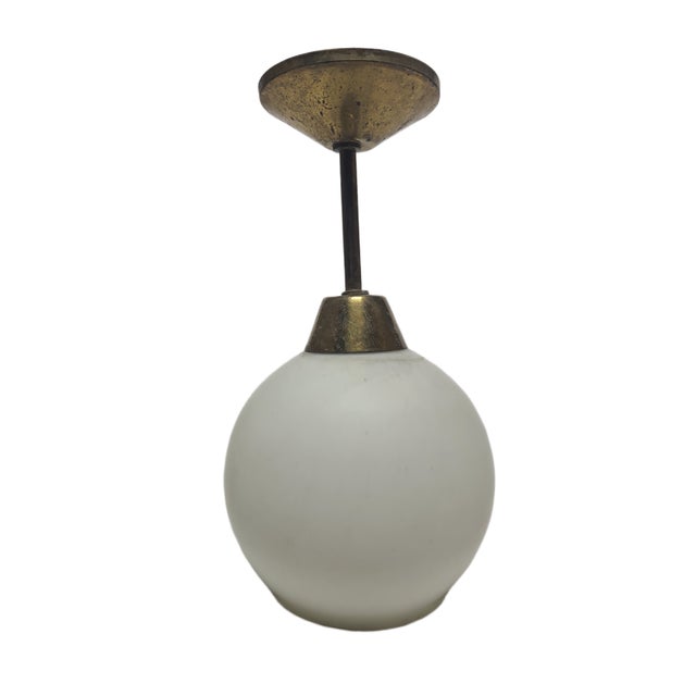 Art Deco Pendant Lamp, Poland, 1950s For Sale - Image 9 of 9