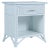 Wood Aruba One-Drawer Nightstand - Blue For Sale - Image 7 of 7