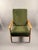 Green Vintage Scandinavian Lounge Chair in Green Upholstery and Beech Wood, 1960s For Sale - Image 8 of 17