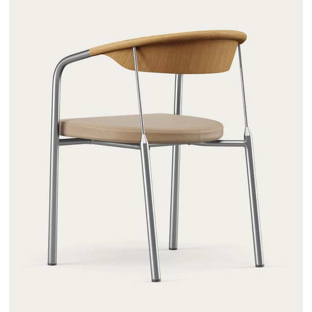 Chairman Chair in Oak with Upholstery in Lime by Henrik Tengler for One Collection For Sale - Image 4 of 14