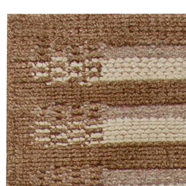 Early 21st Century Modern Swedish-Inspired Wool Runner by Doris Leslie Blau For Sale - Image 5 of 6