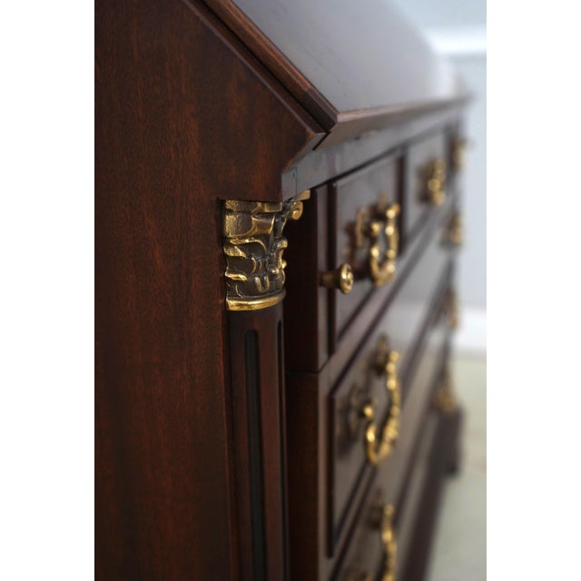 Henkel Harris Mahogany Large Document Secretary Desk For Sale - Image 15 of 18
