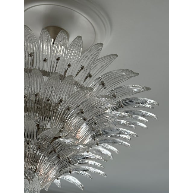 Bold Eclectic Murano Feather Chandelier, 2010 For Sale - Image 10 of 14
