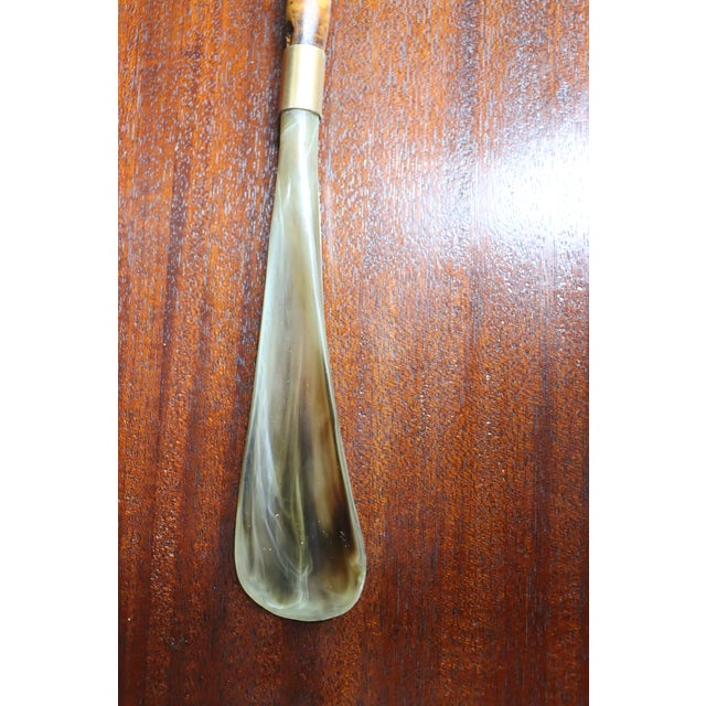 Bamboo & Horn Shoe Horn For Sale In Philadelphia - Image 6 of 7