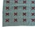 Handmade New Zealand Wool Dhurrie, Turquoise Blue and Burgundy Cross Patterned Rug- 8'x10' For Sale - Image 11 of 13
