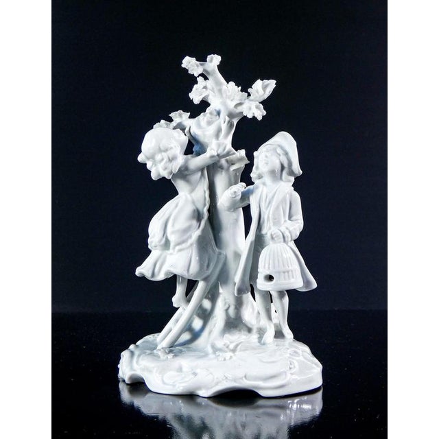 Porcelain Country Scene Sculpture from Capodimonte For Sale - Image 10 of 16
