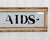 White Antique General Store "Beauty Aids" Milk Glass Salon Sign For Sale - Image 8 of 11