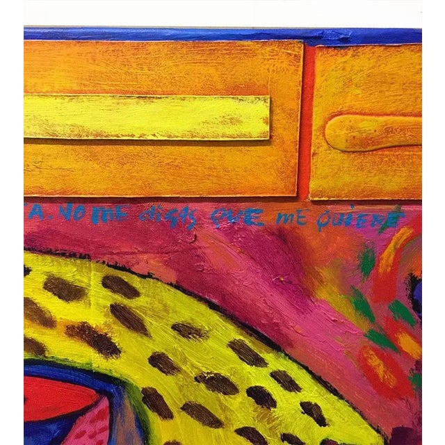 Clemens Briels, Hasta llegar a la ermita, no me digas que me quiere, 2001, Acrylic and Collage on Canvas For Sale - Image 4 of 10