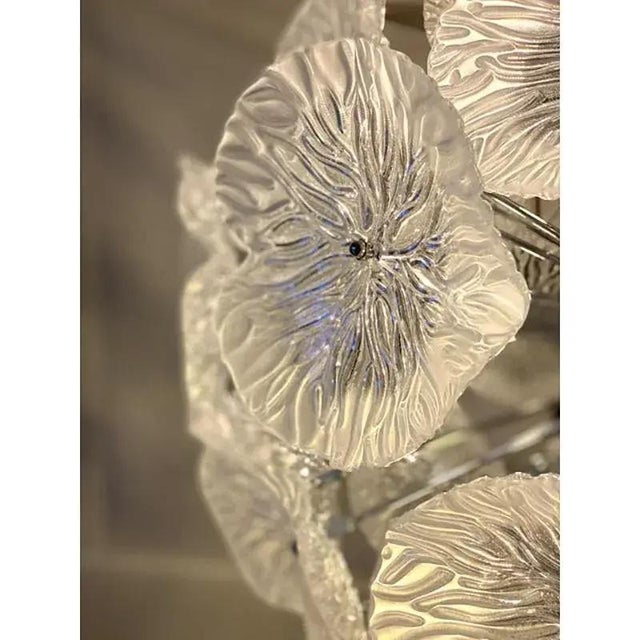 Italian Floral Murano Glass Sputnik Chandelier by Simoeng For Sale - Image 6 of 11