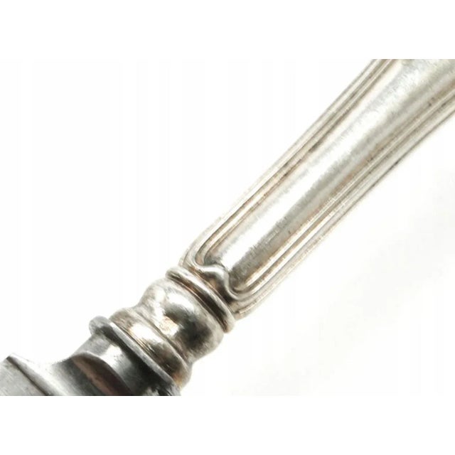 Silver Bread Knife, France, 1900s, in Very Good conditions. Designed 1890 to 1919