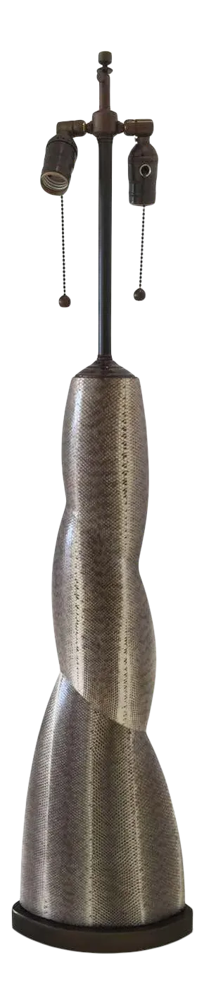 Extra Tall Python Clad Table Lamp