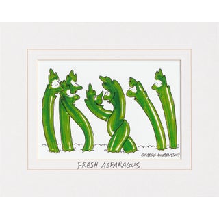 Illustration Print, Fresh Asparagus For Sale