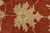 Red Ziegler Rug 9'1'' X 11'8'' Red Wool Hand-Knotted Oriental Carpet For Sale - Image 8 of 15