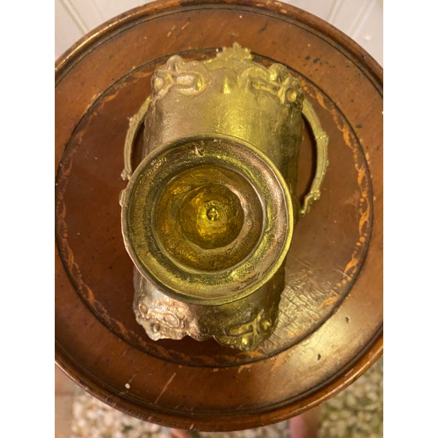 Antique Gold Brass Horse Dish With Handle For Sale In Denver - Image 6 of 6