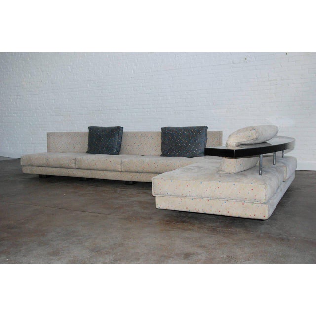 Contemporary 1990, Saporiti Italia, "Avedon", Modern, Sofa by Mauro Lipparini For Sale - Image 3 of 10