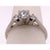 Metal 14 Karat White Gold Engagement Ring 0.64 Total Diamond Weight For Sale - Image 7 of 7