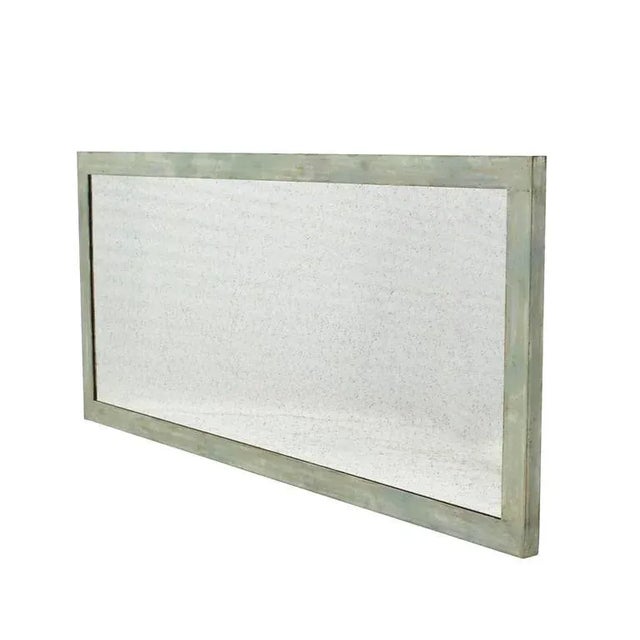 Vintage Mid Century Large Wall Mirror For Sale - Image 4 of 7