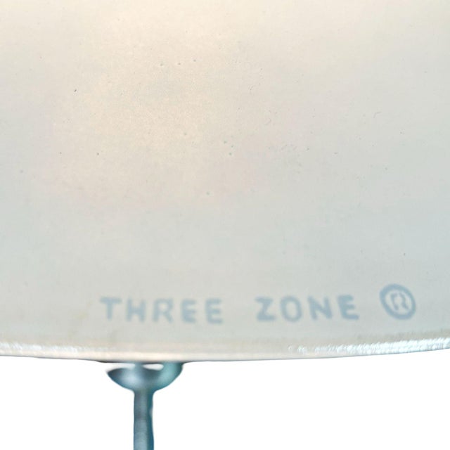 Memphis Streamline Sky Blue Art Glass Chandelier Pendant Light by Three Zone For Sale - Image 11 of 11
