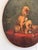 Charming French oil on canvas, “Portrait of Cockney and Texy,” c. 1850, by Chrisophe Cathelinaux (1819-1883), a portrait...