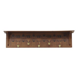 Amsterdam School Art Deco Folk Art Coat Rack, 1920s For Sale