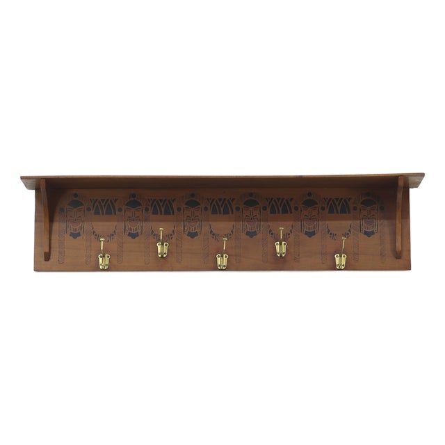 Amsterdam School Art Deco Folk Art Coat Rack, 1920s For Sale