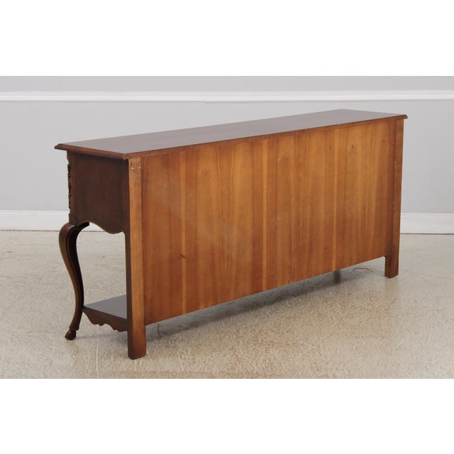 Mt Airy Cherry 2 Tier Country French Style Sideboard For Sale - Image 14 of 15