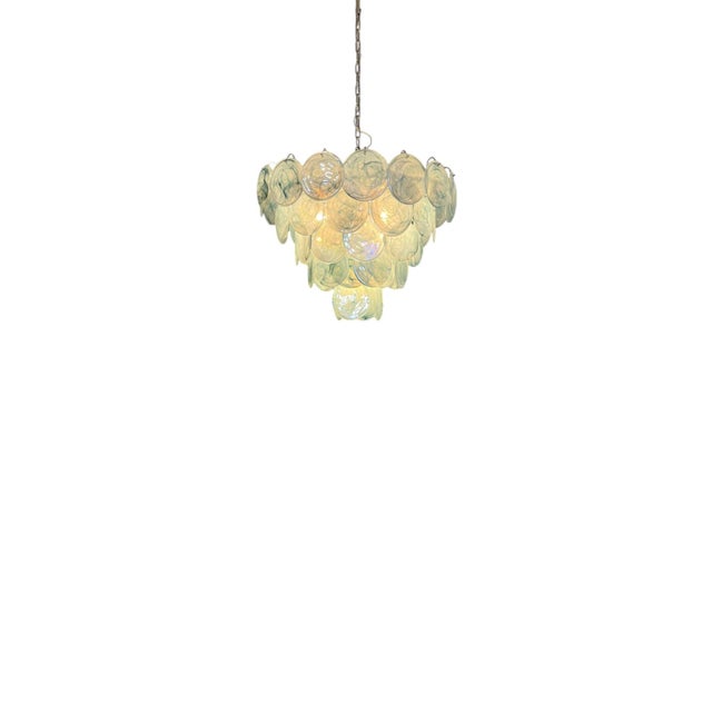 Murano Glass Pendant Light in Blue and Smoky Tones from Justfurnituress SRL For Sale - Image 10 of 10