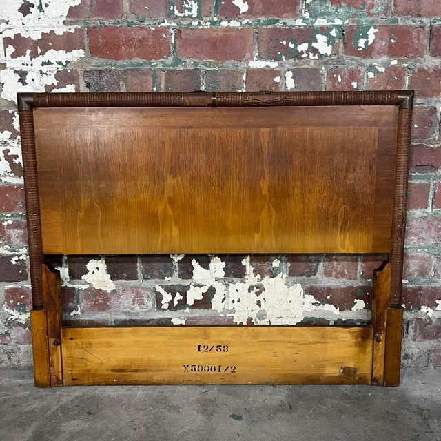 Wood Robsjohn Gibbings for Widdicomb Twin Size Headboard For Sale - Image 7 of 10