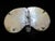 Silver Chinese Butterfly Silver & Mother of Pearl Shell Footed Serving Tray Dish For Sale - Image 8 of 11