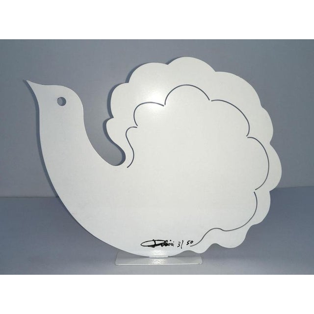 Black White Painted Metal Sculpture by Riccardo Dalisi, Italy, 1980s For Sale - Image 8 of 18