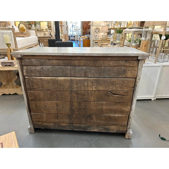 18th Century 18th Century Louis XV French Painted Two Tone Server For Sale - Image 5 of 7