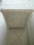 1980s Wicker Rattan Two Drawer Coastal Style Ivory Color Nightstand For Sale - Image 10 of 13