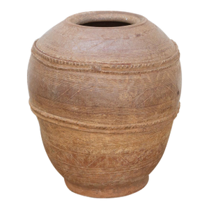 Antique Rustic African Clay Pot