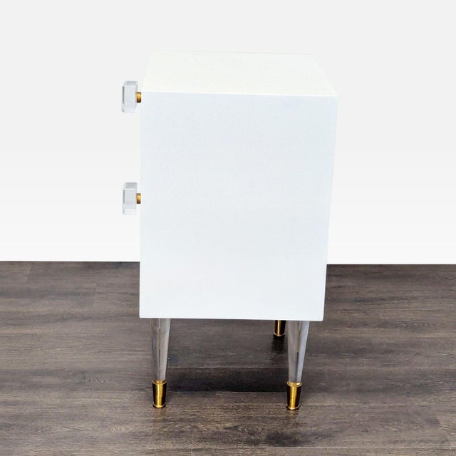 2000 - 2009 Nightstand With One Drawer and Cabinet For Sale - Image 5 of 11