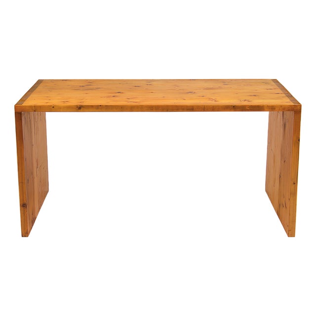 Desk in Pine by Ate van Apeldoorn for Houtwerk Hattem, 1970s For Sale