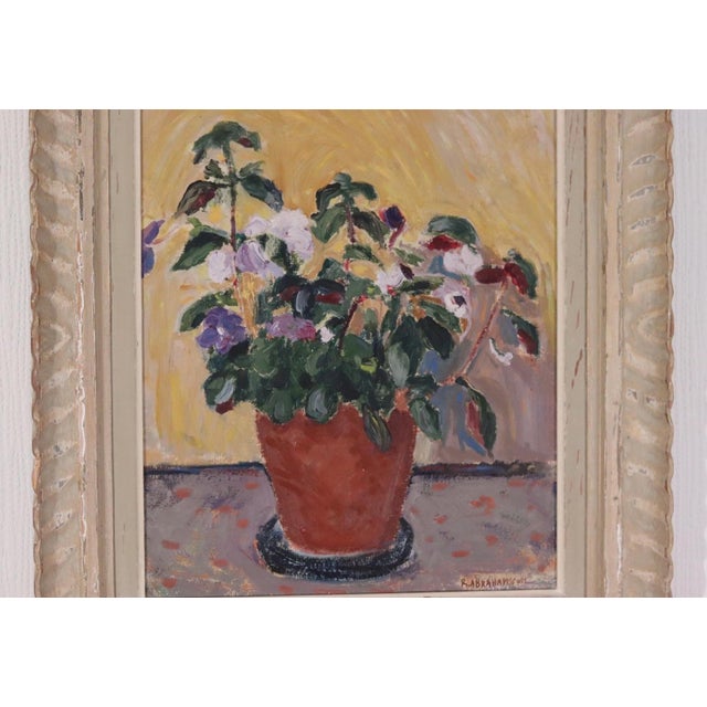 Rulle Abrahamsson, Whorls of Bloom, 1950s, Oil on Panel, Framed For Sale - Image 16 of 18