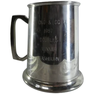 Engraved Genuine Pewter Tankard From Bolivia