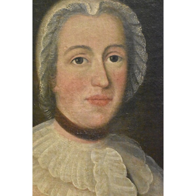 18th Century Portrait of a French Noblewoman For Sale In Minneapolis - Image 6 of 6