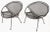 Vintage Maurizio Tempestini for Salterini Mid Century Modern"Radar" Patio Lounge Chairs- Set of 2, Attributed For Sale In Miami - Image 6 of 13