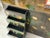Late 20th Century Vintage Mid-Century Modern Hand-Painted Asian Chinese Chinoiserie-Style Lacquered Oval Credenza Buffet Sideboard Cabinet For Sale - Image 5 of 18