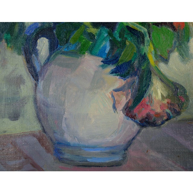 Spring Bouquet, Mid Century Floral Still-Life by Helen Gapen Oehler For Sale - Image 9 of 11