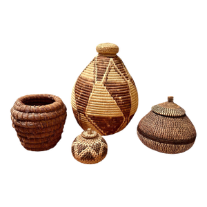 American Woven Basket Group- A Set of 4