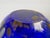 Glass Mid 20th Century Cobalt Blue Art Glass Vase With Multicolor Swirls and Gold Sparkle, Murano Style For Sale - Image 7 of 7